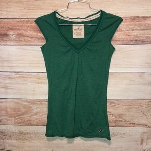Hollister Sleeveless Green Top - Size Small